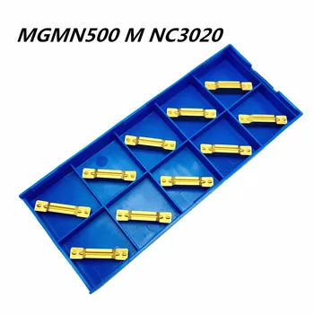 Фрези машина инструмент MGMN500 M NC3020 Твердосплавная вмъкване на 5 мм режещо острие фреза с ЦПУ струг инструмент за метал MGMN500 накрайник нож