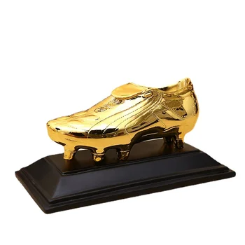 Футболна Златната Обувка Трофей Статуя На Шампионската Лига Най-Добрите Футболни Трофеи Фенове Подарък Украса На Колата Фенове На Сувенири Чаша Рожден Ден Занаяти