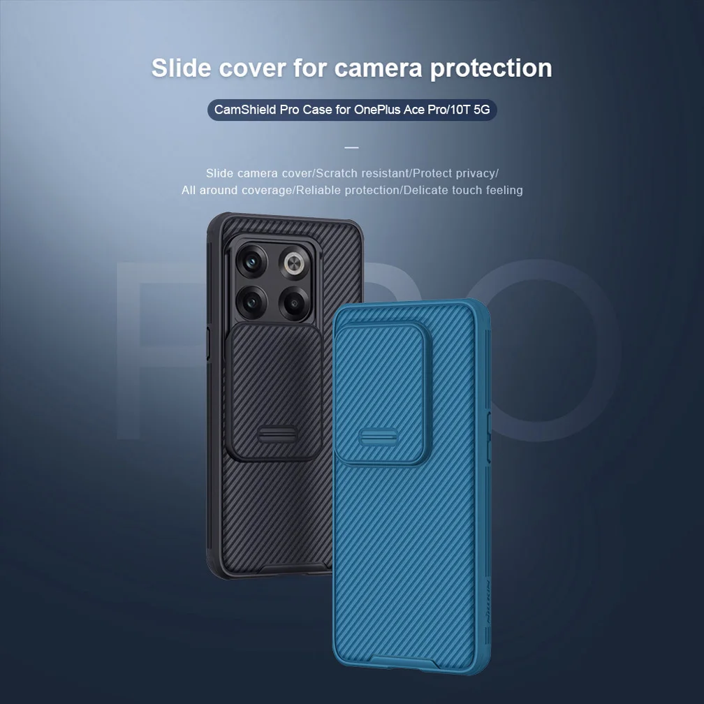 За OnePlus 10 Т 5 Г Калъф Nillkin CamShield Pro Слайд Камера Защитен Калъф За OnePlus Ace Pro Задната Капачка На Обектива Изображение 1