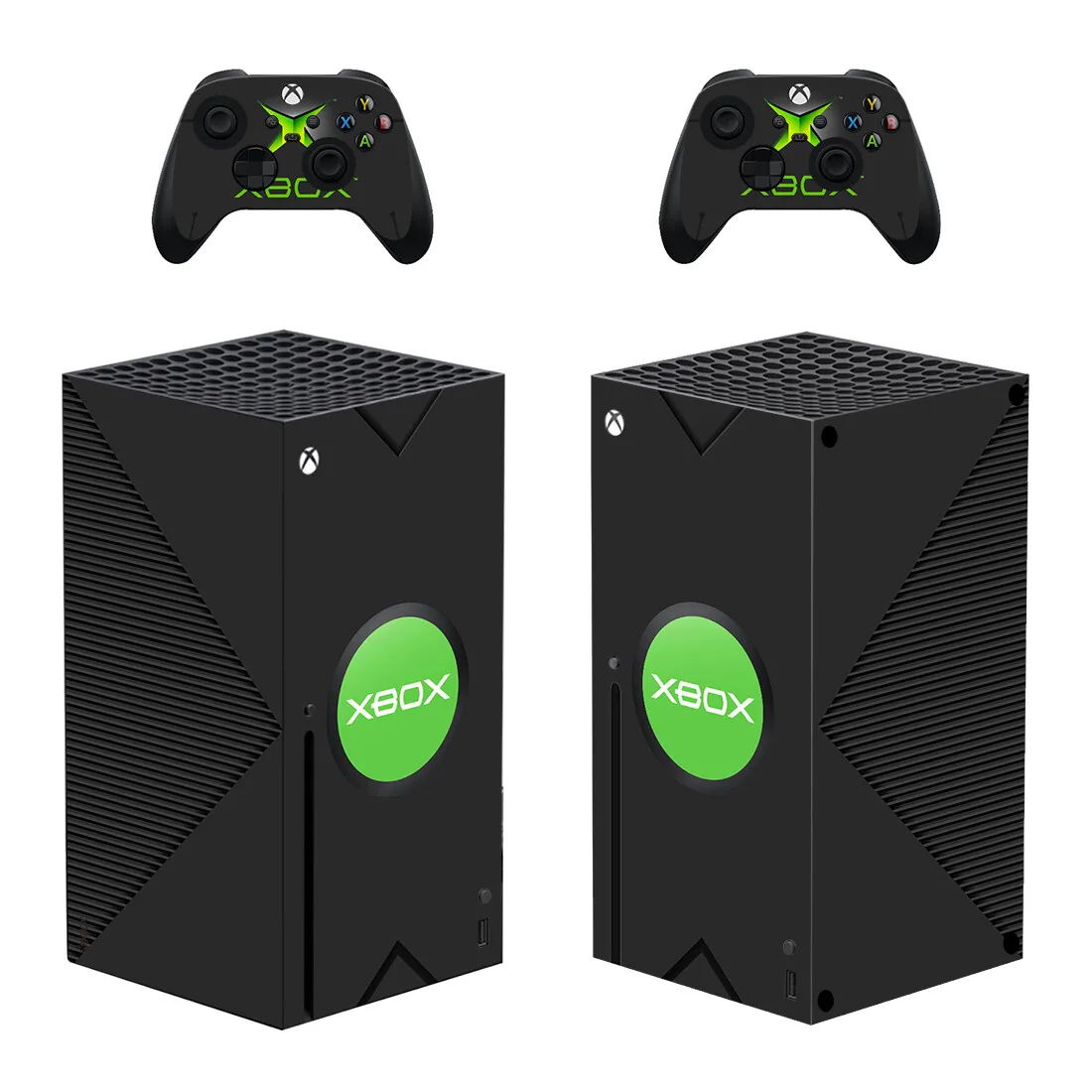 Лимитирана Серия Защитен Стикер Стикер Калъфче за конзолата Xbox Series X и 2 контролер на Xbox Series X Стикер на Кожата Vinyl Изображение 0