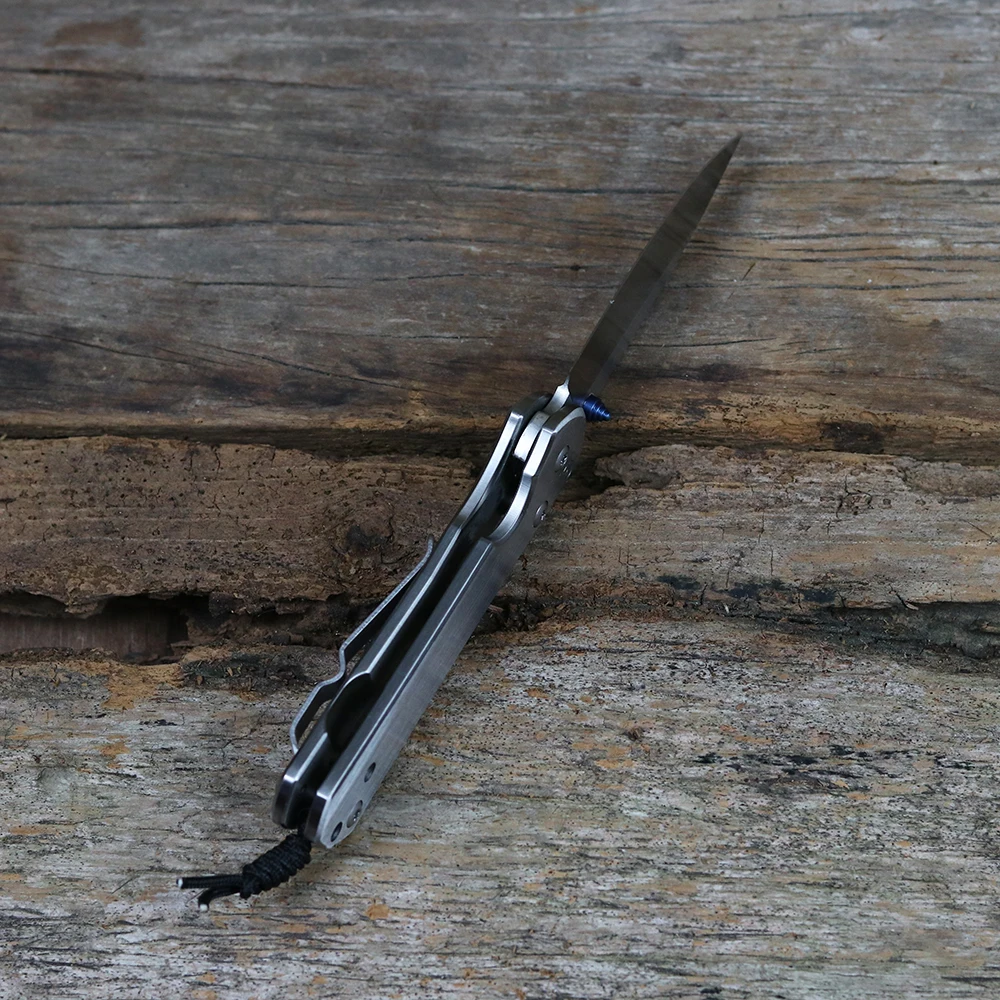Малък Сгъваем Нож Sebenza 21-та Годишнина от 5CR15MOV Острието Стоманена Дръжка Къмпинг Многофункционален EDC Ловен Инструмент Изображение 2