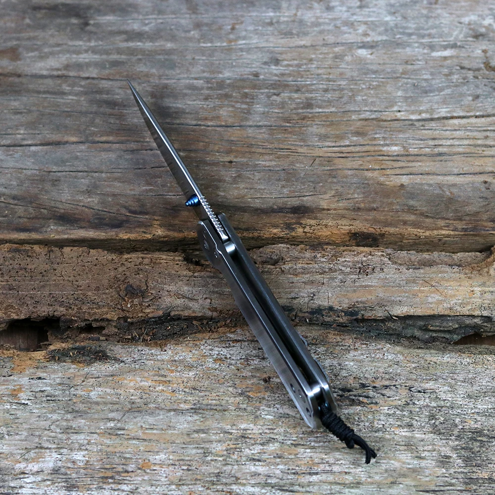 Малък Сгъваем Нож Sebenza 21-та Годишнина от 5CR15MOV Острието Стоманена Дръжка Къмпинг Многофункционален EDC Ловен Инструмент Изображение 3