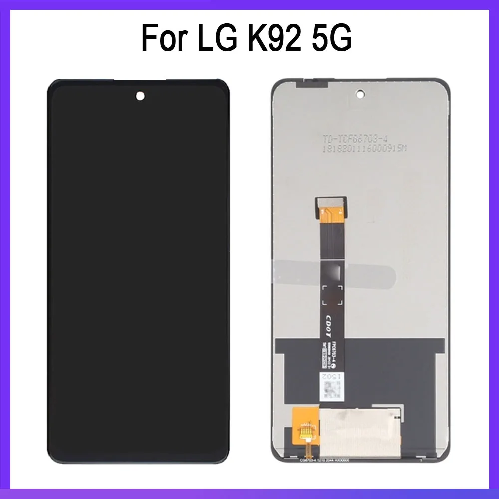 Оригинал За LG K92 5G LMK920 LM-K920 LCD Дисплей с сензорен екран Дигитайзер, Подмяна на Изображение 1