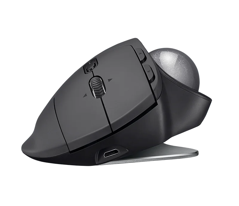 Оригинален Logitech MX ЕРГОНОМИЧНА Безжична Трекбольная Мишката 2.4 G Безжична Bluetooth Офис CAD Чертеж Лаптоп Изображение 3