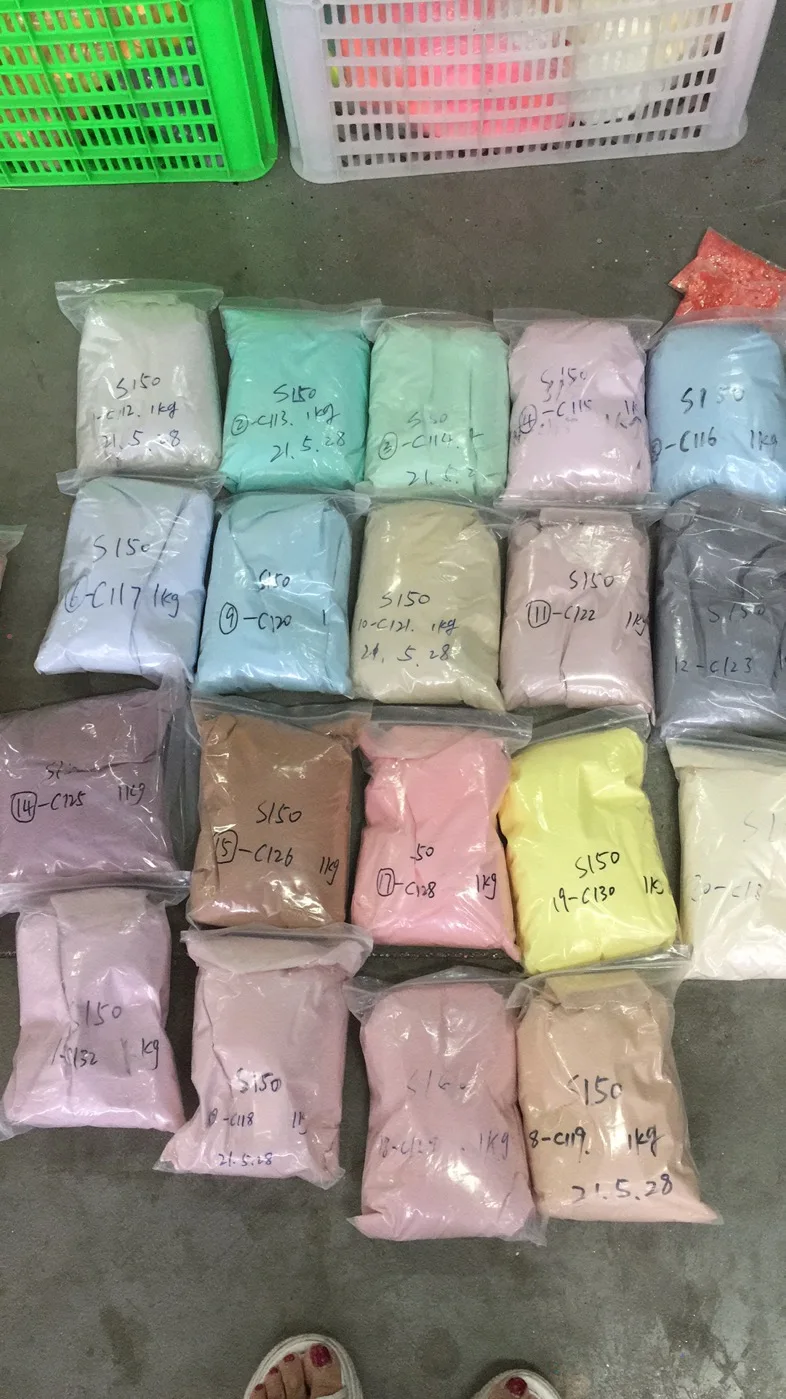 ПАСТЕЛЬНО-РОЗОВ АКРИЛЕН ПРАХ - 1 кг 10 цветове Акрилна пудра на прах Artisan Color - Акрил и макающая захар 2- -Колекция пастелни тонове Изображение 0
