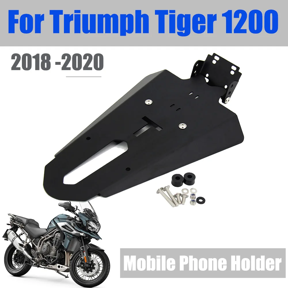 Предни Притежател на Мобилен Телефон на Мотоциклет Смартфон GPS Навигация скоба поставка За Triumph Tiger 1200 2018-2020 Аксесоари Изображение 2