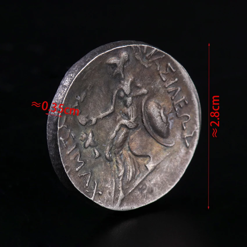 РЕПЛИКА 1БР Занаяти Стари Монети от Гръцката Монета Незабравим Чужд Антикварен Подарък Декоративни Подаръци Изображение 1