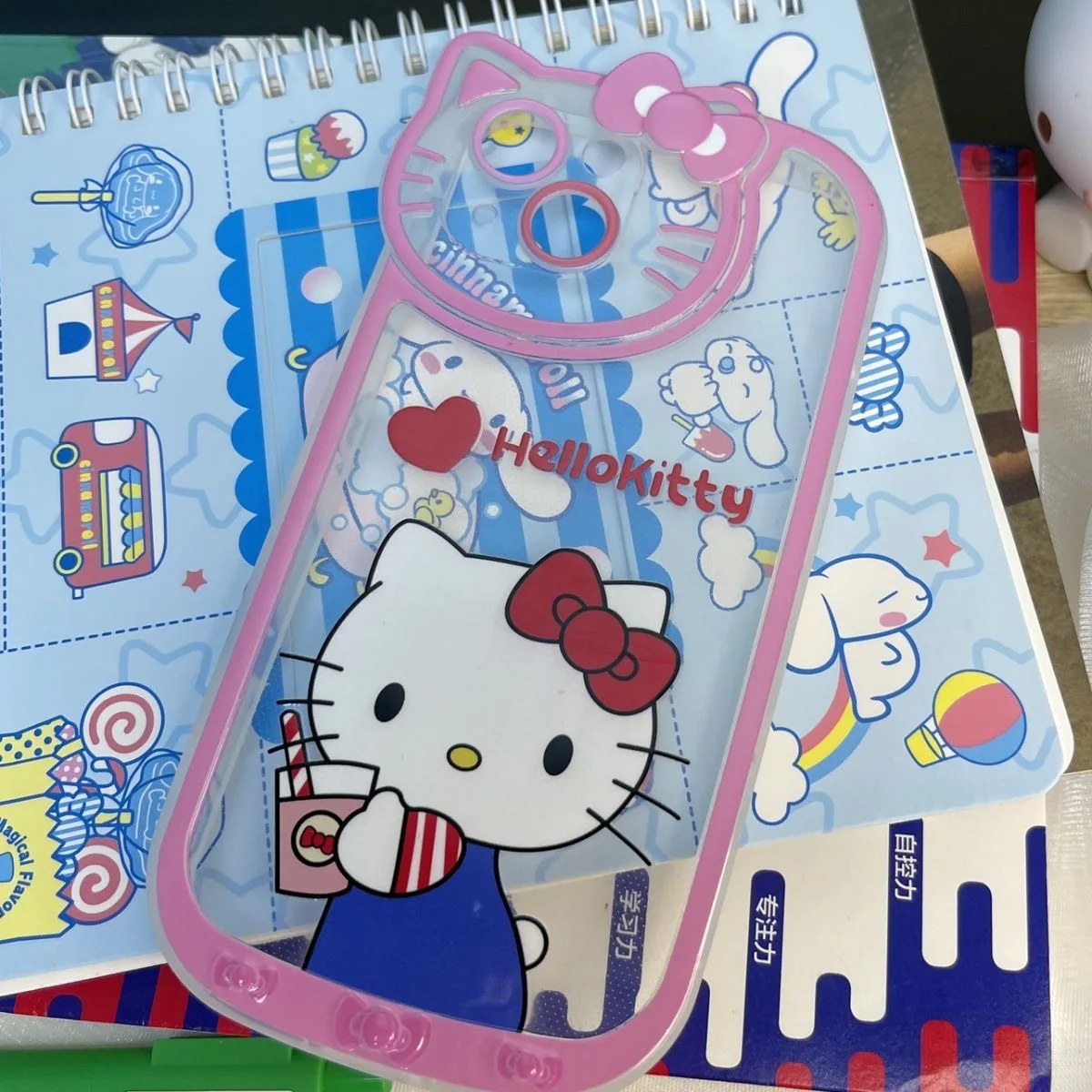 Сладък Cartoony Sanrio Hello Kitty Кожен Калъф За Телефон Cortex За iPhone 11 12 13 Pro Max X Xr Xs устойчив на удари Калъф Изображение 3