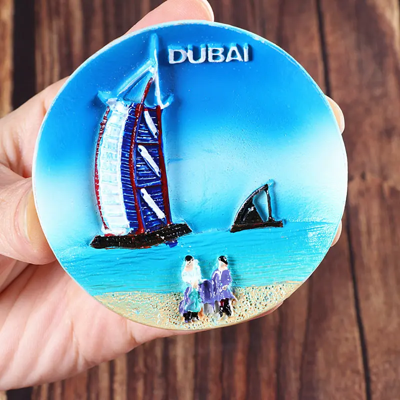 Сувенири на световния туризъм магнити за хладилник стикери за хладилник Египетска пирамида Индия, Дубай, Израел Бали Кувейт за събиране на подаръци Изображение 1