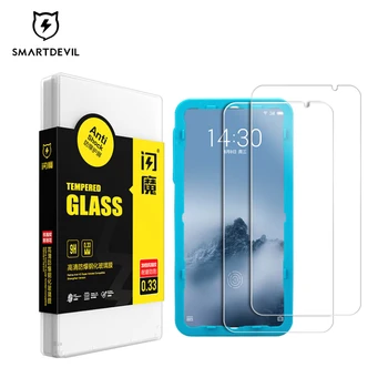 SmartDevil Закалено стъкло за Meizu 16x 16s 17 Защитно фолио за екрана Meizu 16 16XS 16th Plus 16T HD Защитно фолио 2 БР Стъкло