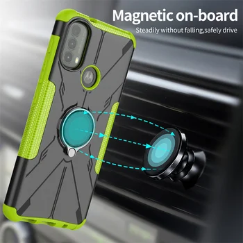 Основно За Motorola Moto G71 G51 E40 E30 G31 G41 G Power 2022 Edge 20 Pro Lite Калъф с Твърд Ринг Притежателят на Защитен Калъф За Мобилен Телефон
